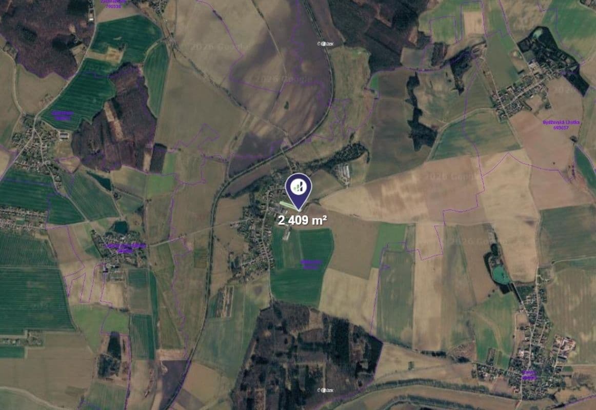 plot for sale, 1,205 m², Mlékosrby, Královéhradecký Region plot for sale, 1,205 m², Mlékosrby, Královéhradecký Region