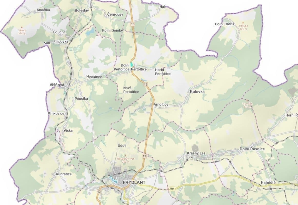 plot for sale, 21,724 m², Pertoltice, Liberecký Region plot for sale, 21,724 m², Pertoltice, Liberecký Region