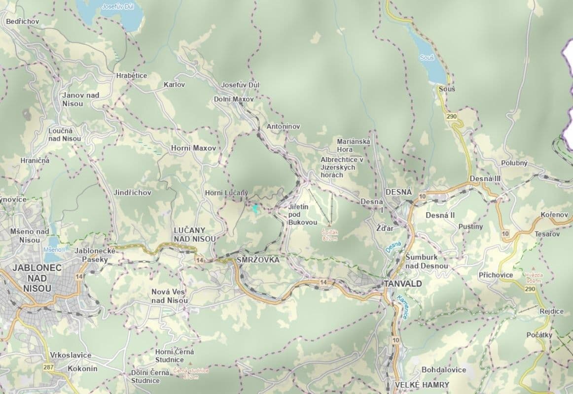 plot for sale, 12,872 m², Smržovka, Liberecký Region plot for sale, 12,872 m², Smržovka, Liberecký Region
