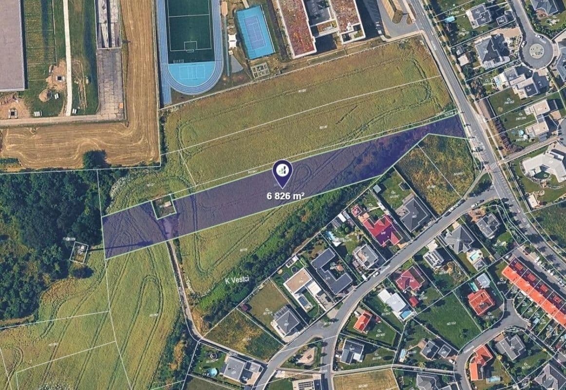 plot for sale, 3,413 m², Jesenice, Středočeský Region plot for sale, 3,413 m², Jesenice, Středočeský Region