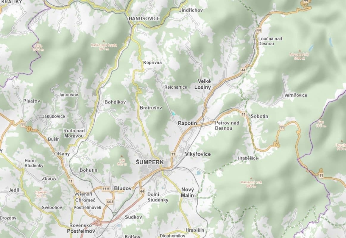 plot for sale, 7,040 m², Rapotín, Olomoucký Region plot for sale, 7,040 m², Rapotín, Olomoucký Region