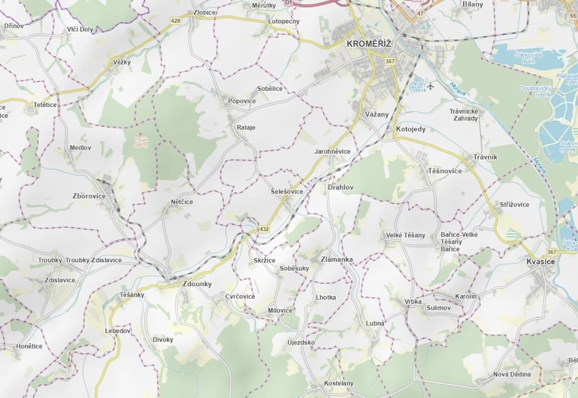 plot for sale, 1,023 m², Soběsuky, Zlínský Region plot for sale, 1,023 m², Soběsuky, Zlínský Region