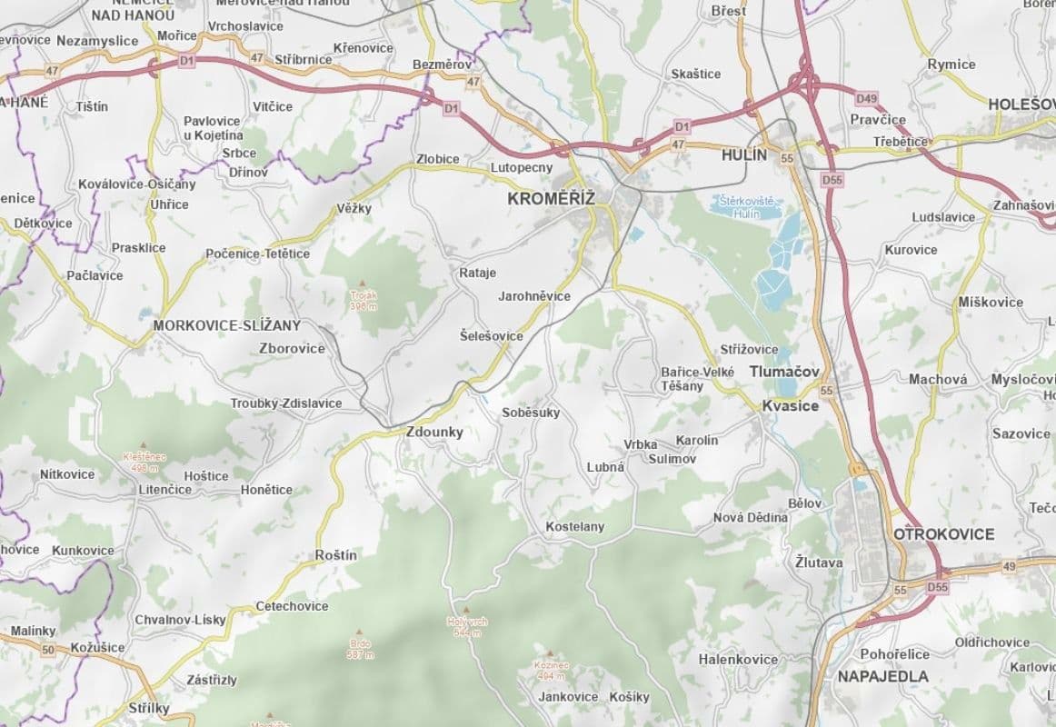 plot for sale, 1,997 m², Šelešovice, Zlínský Region plot for sale, 1,997 m², Šelešovice, Zlínský Region
