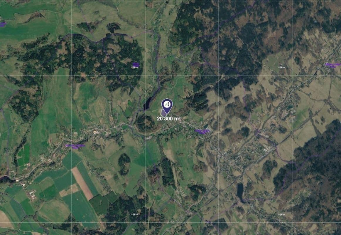 plot for sale, 20,300 m², Mníšek, Liberecký Region plot for sale, 20,300 m², Mníšek, Liberecký Region