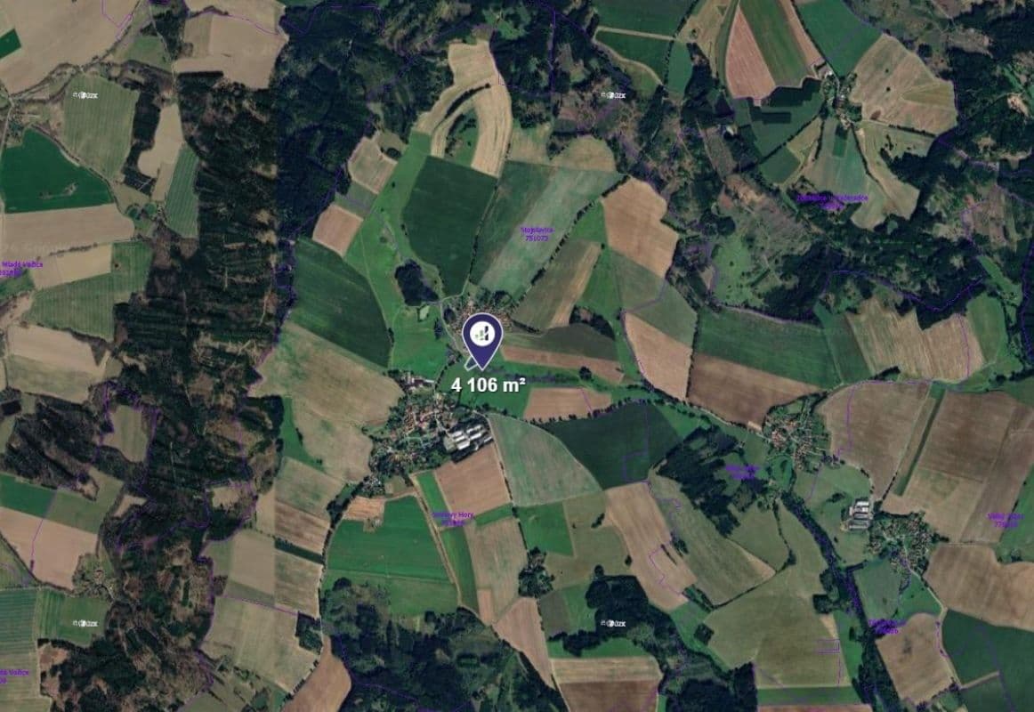 plot for sale, 1,454 m², Smilovy Hory, Jihočeský Region plot for sale, 1,454 m², Smilovy Hory, Jihočeský Region