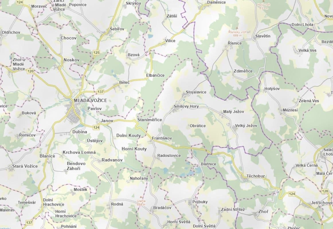 plot for sale, 1,454 m², Smilovy Hory, Jihočeský Region plot for sale, 1,454 m², Smilovy Hory, Jihočeský Region