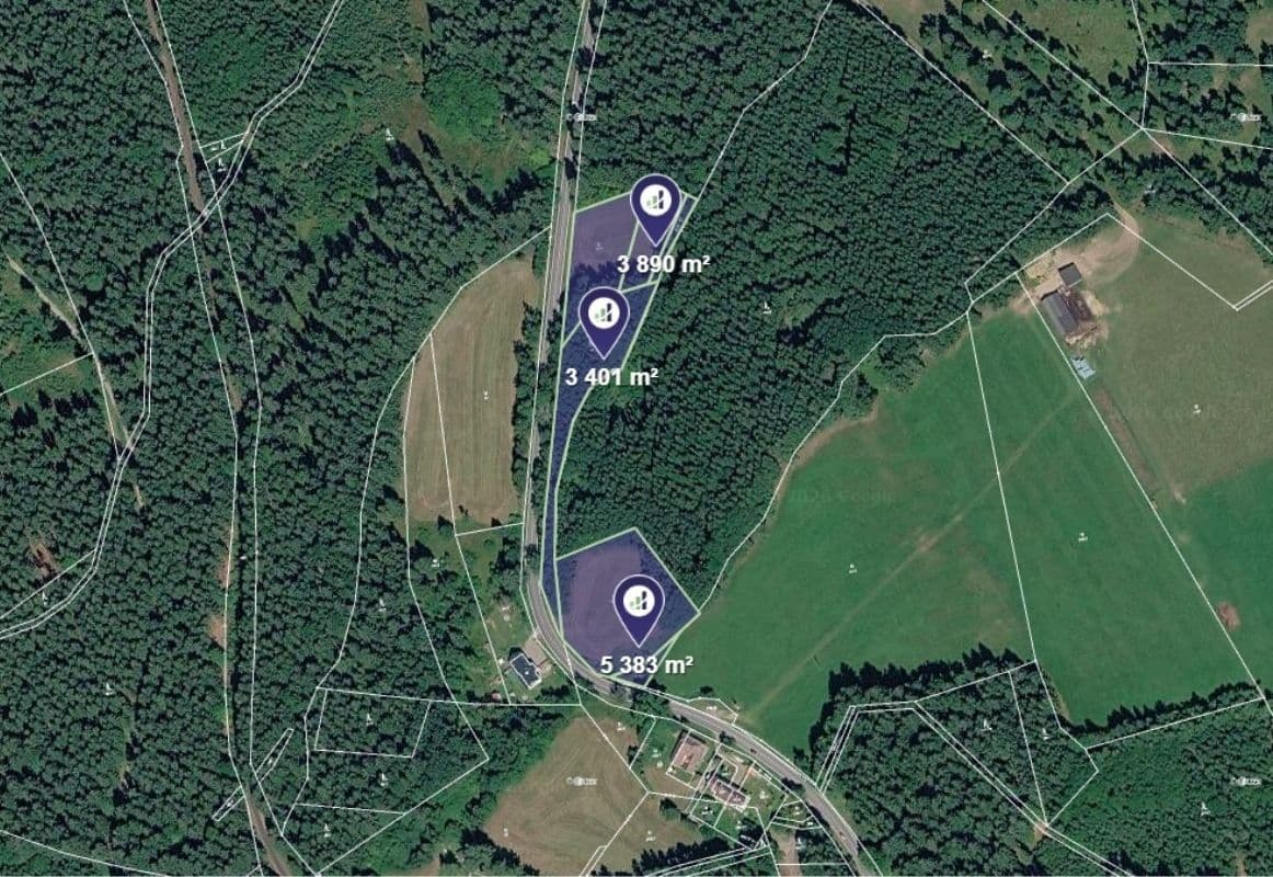 plot for sale, 12,674 m², Vimperk, Jihočeský Region plot for sale, 12,674 m², Vimperk, Jihočeský Region