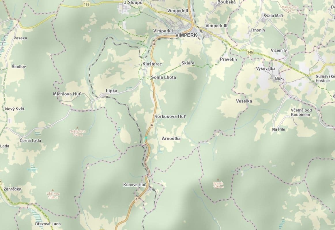 plot for sale, 12,674 m², Vimperk, Jihočeský Region plot for sale, 12,674 m², Vimperk, Jihočeský Region