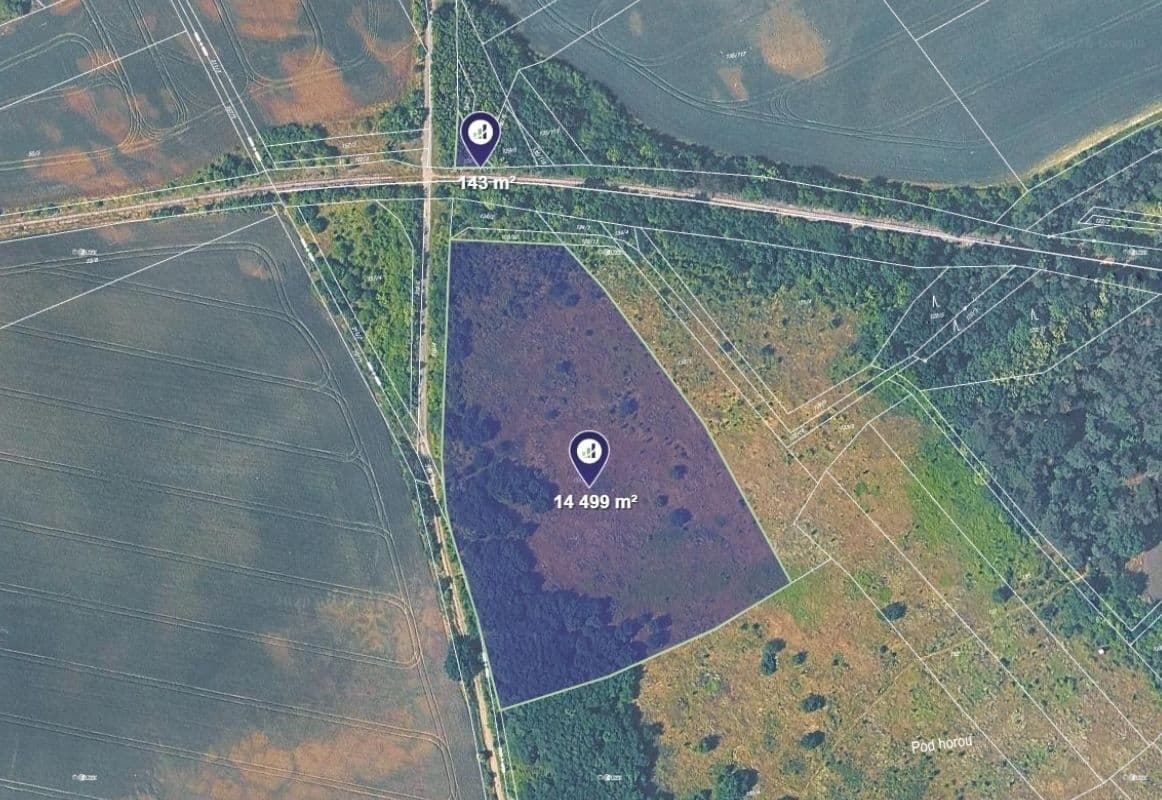 plot for sale, 14,642 m², Postřižín, Středočeský Region plot for sale, 14,642 m², Postřižín, Středočeský Region