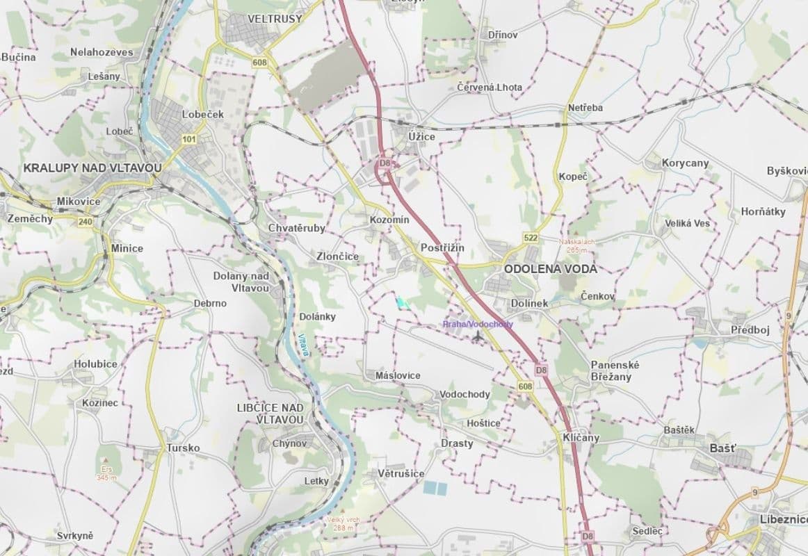 plot for sale, 14,642 m², Postřižín, Středočeský Region plot for sale, 14,642 m², Postřižín, Středočeský Region