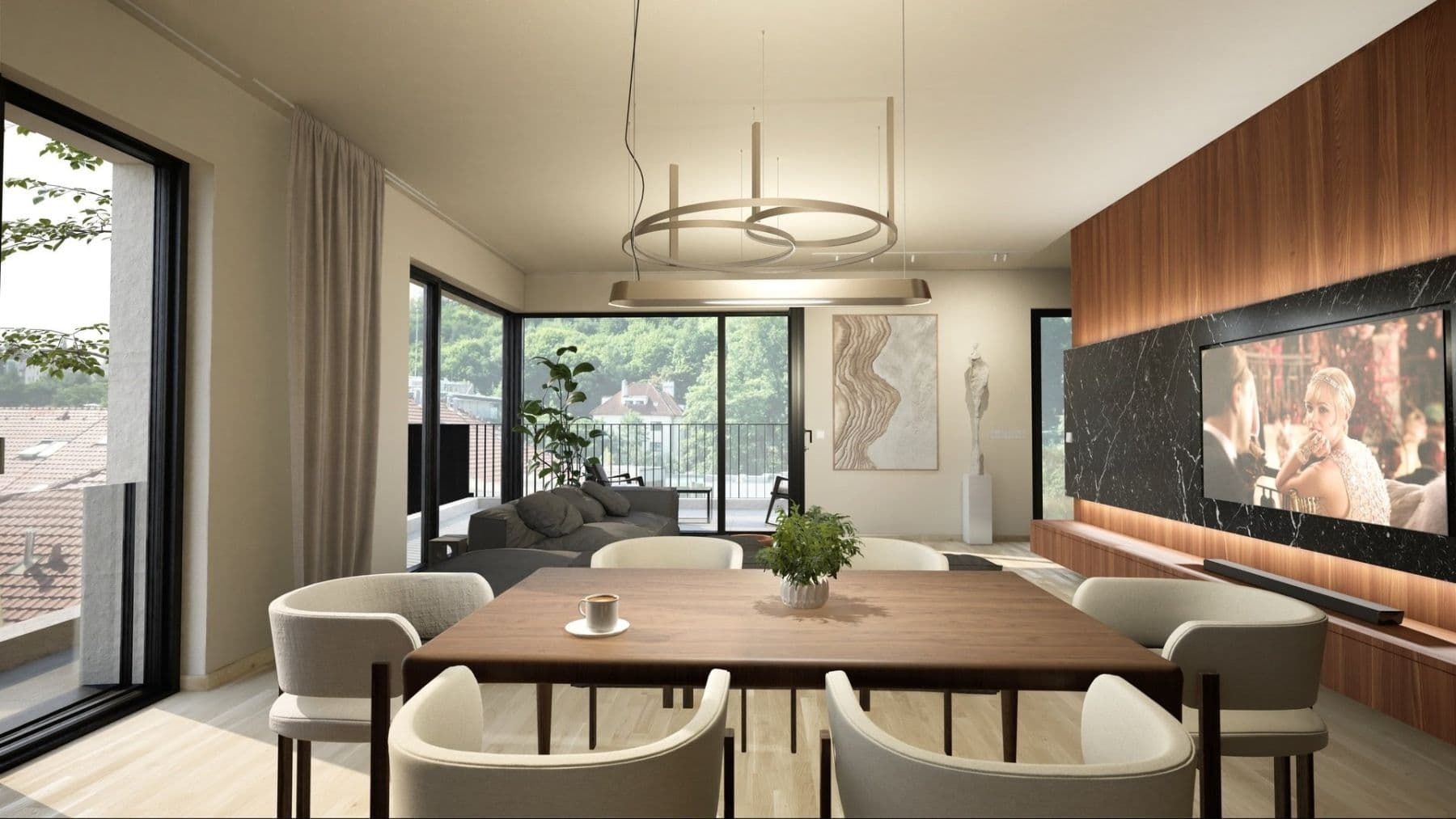 4 bedroom with open-plan kitchen flat for sale, 204 m², Na Laurové, Prague, Prague 4 bedroom with open-plan kitchen flat for sale, 204 m², Na Laurové, Prague, Prague