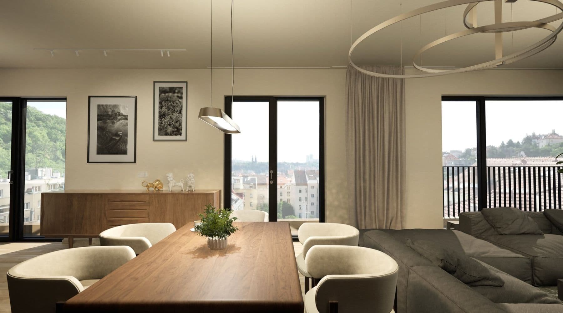 4 bedroom with open-plan kitchen flat for sale, 204 m², Na Laurové, Prague, Prague 4 bedroom with open-plan kitchen flat for sale, 204 m², Na Laurové, Prague, Prague