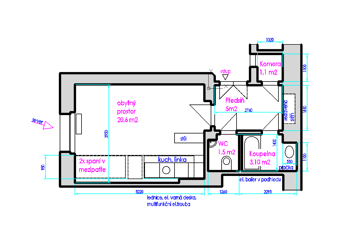 Studio flat to rent, 31 m², Hartigova, Prague, Prague Studio flat to rent, 31 m², Hartigova, Prague, Prague