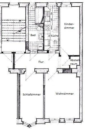 3 bedroom flat to rent, 64 m², Erfurt, Thuringia 3 bedroom flat to rent, 64 m², Erfurt, Thuringia