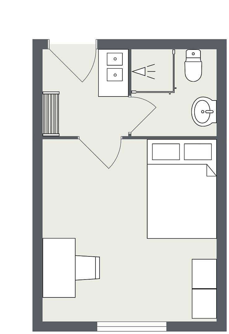 1 bedroom flat to rent, 20 m², Stöckener Str. 173, Hanover, Lower Saxony 1 bedroom flat to rent, 20 m², Stöckener Str. 173, Hanover, Lower Saxony