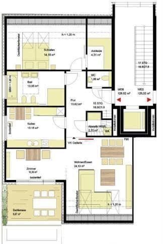2 bedroom with open-plan kitchen flat for sale, 126 m², Bielefeld-Brake, North Rhine-Westphalia 2 bedroom with open-plan kitchen flat for sale, 126 m², Bielefeld-Brake, North Rhine-Westphalia