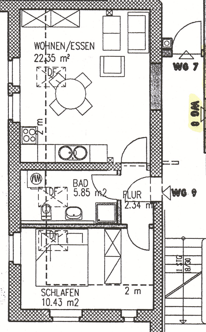 2 bedroom flat to rent, 41 m², Rohrer Str. 2, Meiningen, Thuringia 2 bedroom flat to rent, 41 m², Rohrer Str. 2, Meiningen, Thuringia