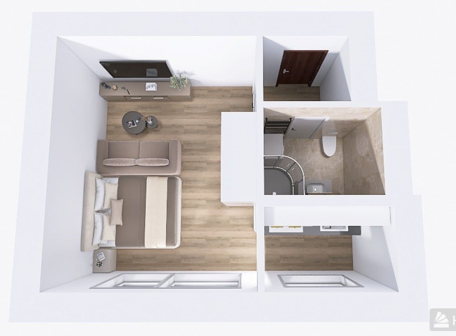 Studio flat for sale, 28 m², Hartigova, Prague, Prague Studio flat for sale, 28 m², Hartigova, Prague, Prague
