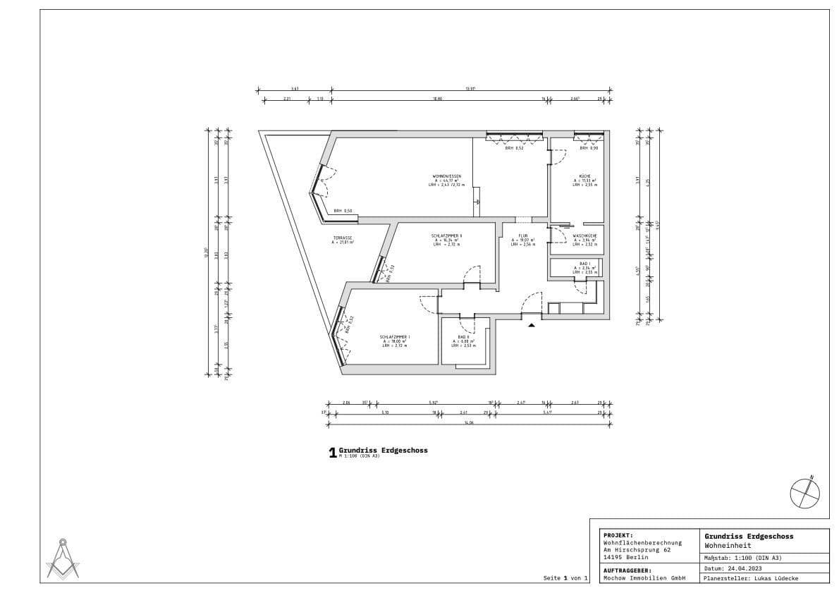 3 bedroom flat for sale, 131 m², Am Hirschsprung 62, Berlin, Berlin 3 bedroom flat for sale, 131 m², Am Hirschsprung 62, Berlin, Berlin