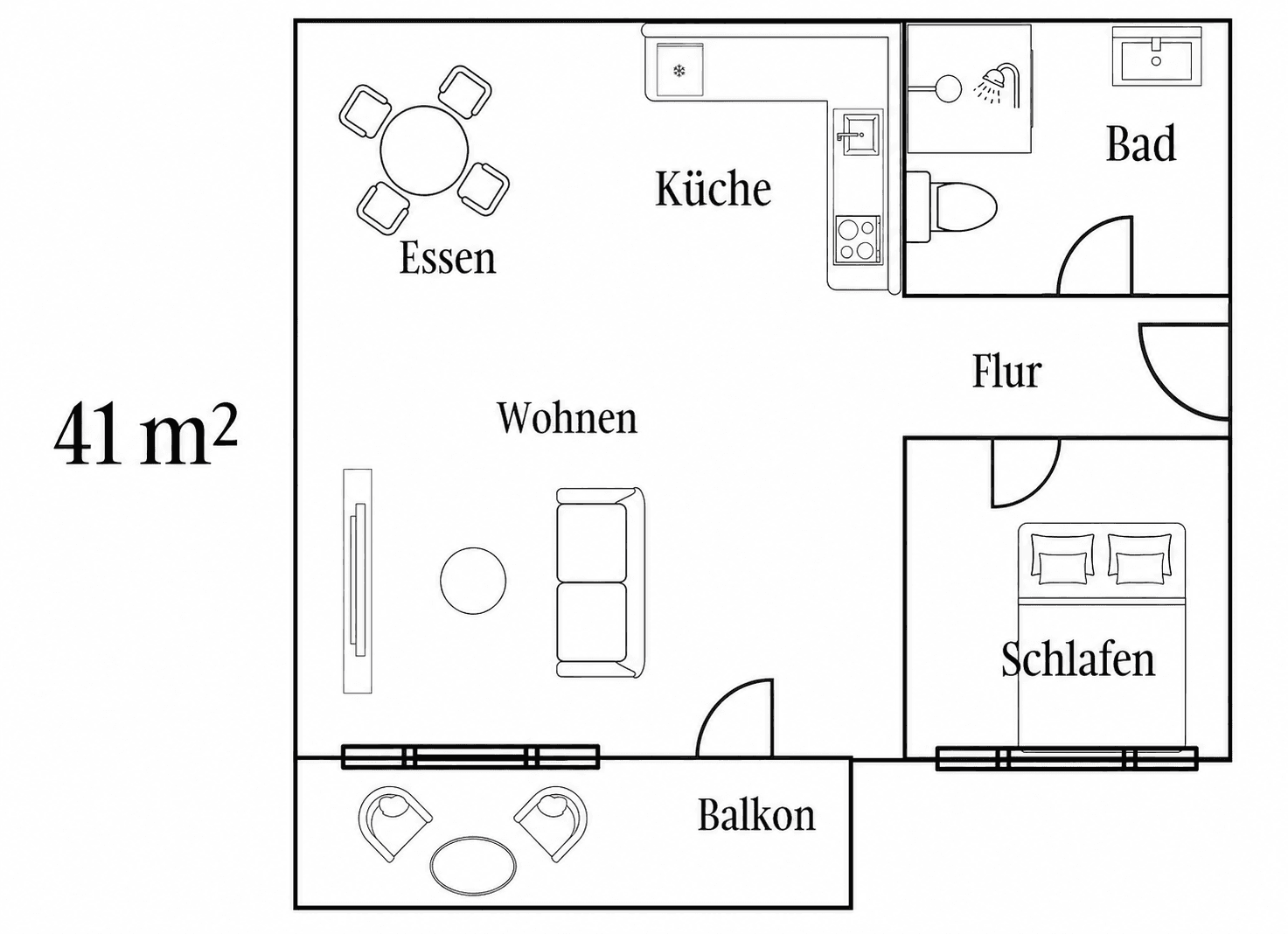 Studio flat to rent, 40 m², Luisenstraße 45, Düsseldorf, North Rhine-Westphalia Studio flat to rent, 40 m², Luisenstraße 45, Düsseldorf, North Rhine-Westphalia