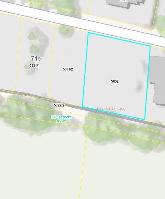 plot for sale, 842 m², Neu-Kienzen 70, Tannheim, Tyrol plot for sale, 842 m², Neu-Kienzen 70, Tannheim, Tyrol