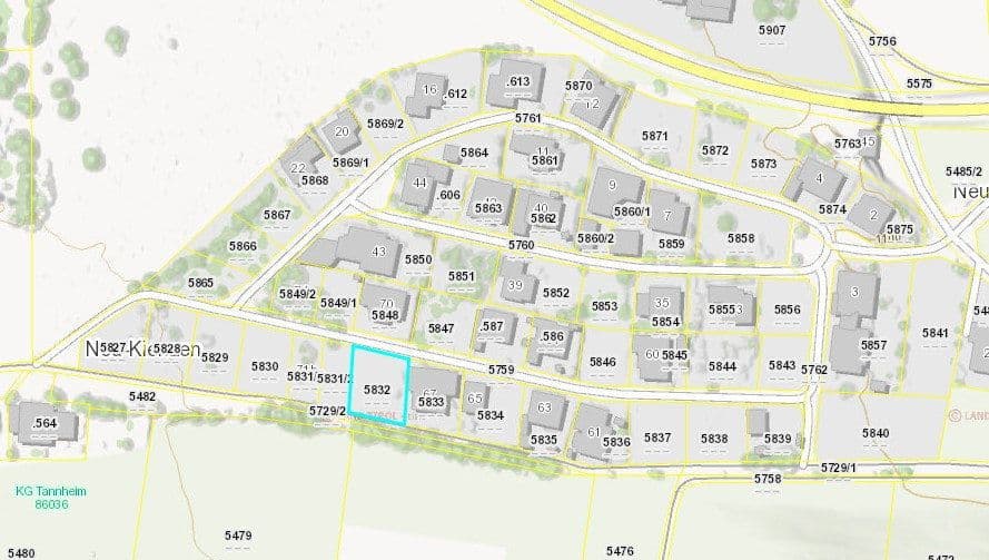 plot for sale, 842 m², Neu-Kienzen 70, Tannheim, Tyrol plot for sale, 842 m², Neu-Kienzen 70, Tannheim, Tyrol