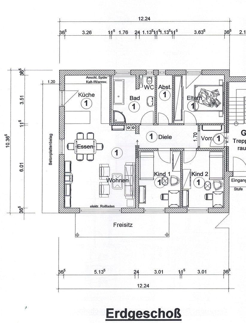 4 bedroom flat for sale, 108 m², Untermeitingen, Bavaria 4 bedroom flat for sale, 108 m², Untermeitingen, Bavaria