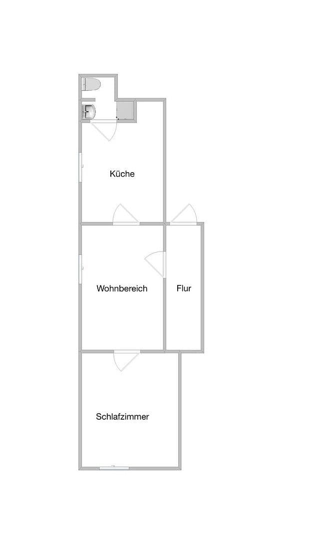 2 bedroom flat to rent, 41 m², Wasserweg 3, Bremerhaven, Bremen 2 bedroom flat to rent, 41 m², Wasserweg 3, Bremerhaven, Bremen