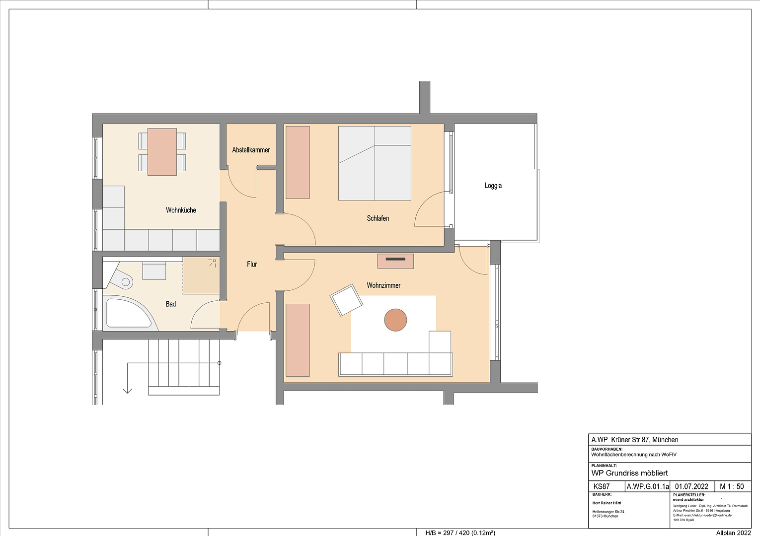 1 bedroom with open-plan kitchen flat to rent, 65 m², München, Bavaria 1 bedroom with open-plan kitchen flat to rent, 65 m², München, Bavaria