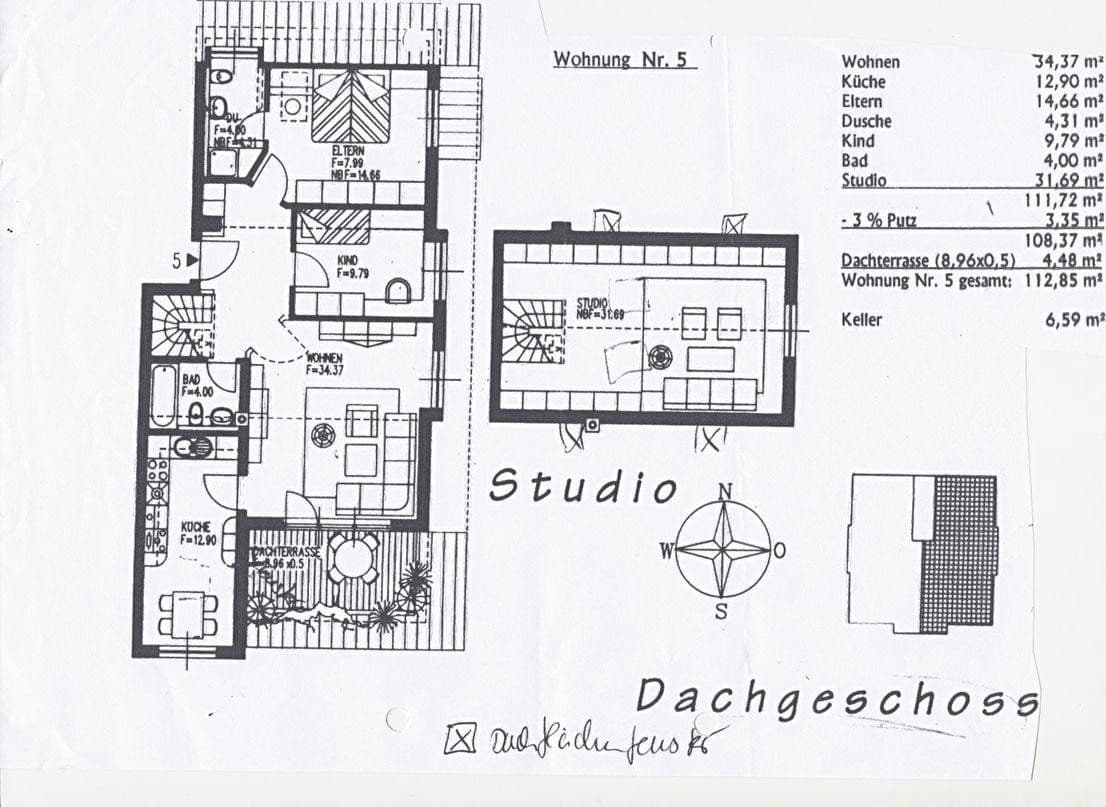 4 bedroom flat for sale, 113 m², Unterhaching, Bavaria 4 bedroom flat for sale, 113 m², Unterhaching, Bavaria