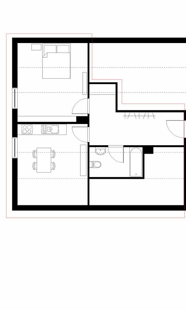Studio flat to rent, 49 m², Sinntal, Hesse Studio flat to rent, 49 m², Sinntal, Hesse