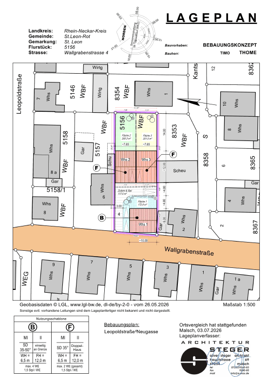 plot for sale, 211 m², Wallgrabenstraße 4, St. Leon-Rot, Baden-Württemberg plot for sale, 211 m², Wallgrabenstraße 4, St. Leon-Rot, Baden-Württemberg