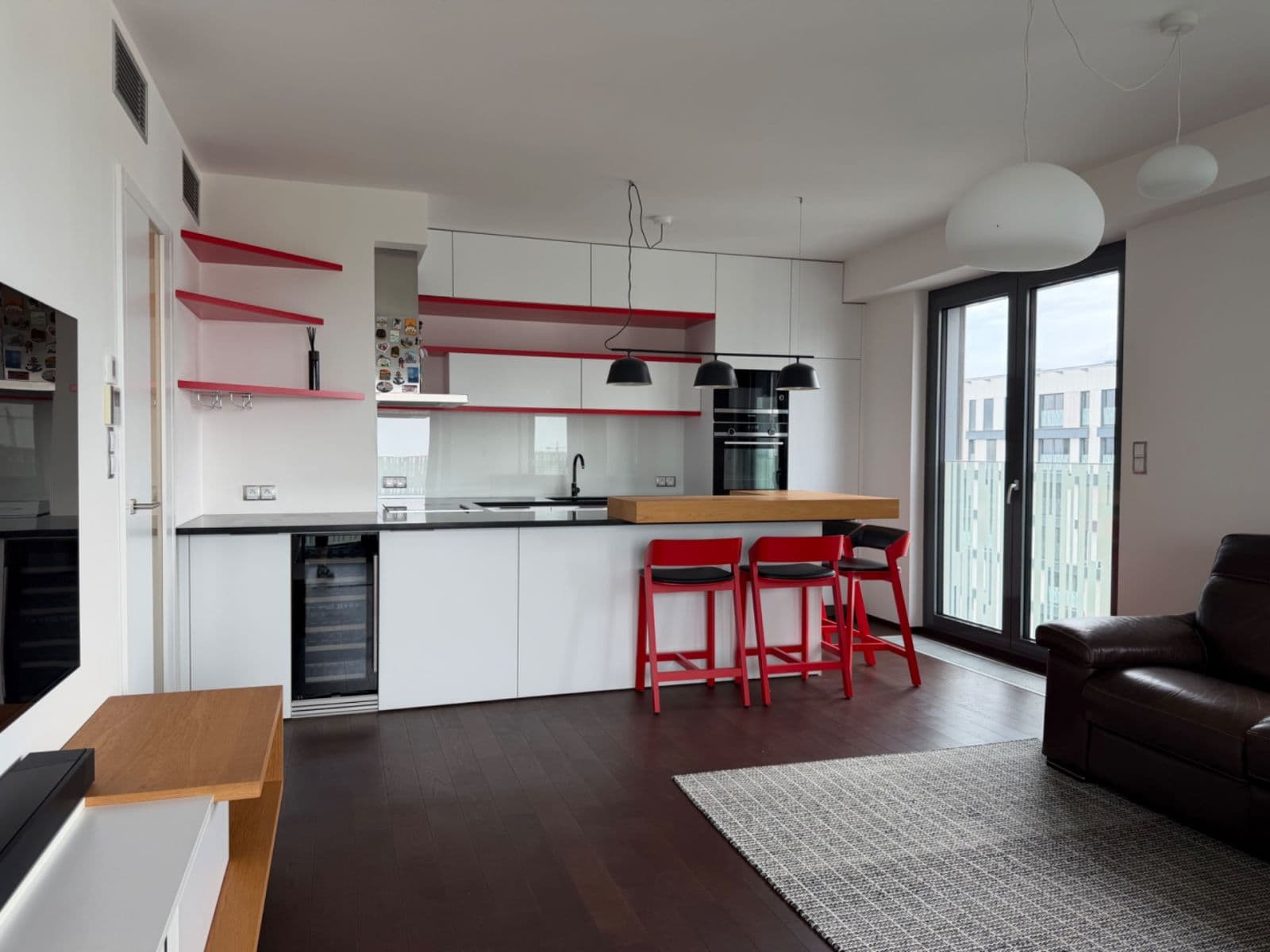 2 bedroom with open-plan kitchen flat to rent, 83 m², Olšanská, Prague, Prague 2 bedroom with open-plan kitchen flat to rent, 83 m², Olšanská, Prague, Prague