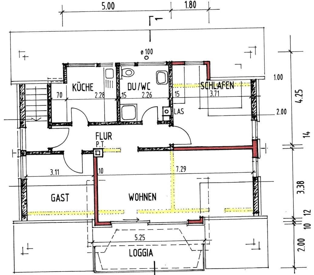 3 bedroom flat to rent, 64 m², Backnang, Baden-Württemberg 3 bedroom flat to rent, 64 m², Backnang, Baden-Württemberg