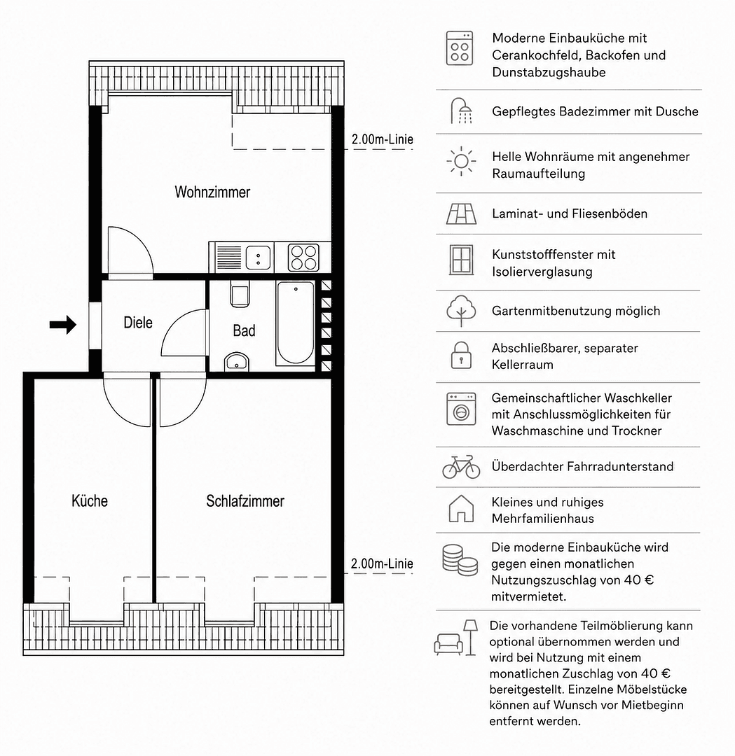 1 bedroom with open-plan kitchen flat to rent, 43 m², Fliederstraße 27, Marl, North Rhine-Westphalia 1 bedroom with open-plan kitchen flat to rent, 43 m², Fliederstraße 27, Marl, North Rhine-Westphalia