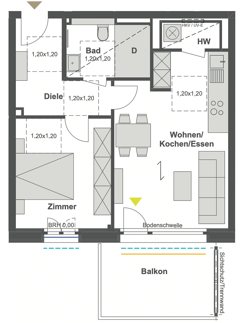 2 bedroom flat to rent, 56 m², Ankerweg 2, Berlin, Berlin 2 bedroom flat to rent, 56 m², Ankerweg 2, Berlin, Berlin