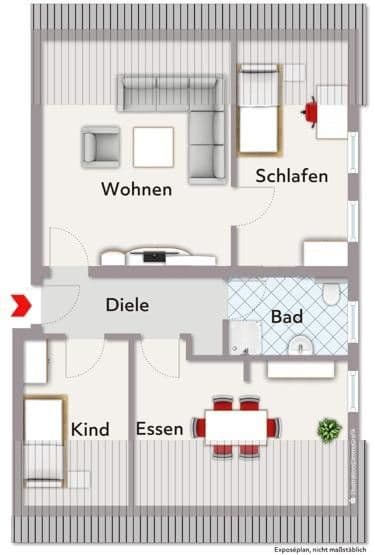 3 bedroom flat to rent, 71 m², Bretzenheim, Rhineland-Palatinate 3 bedroom flat to rent, 71 m², Bretzenheim, Rhineland-Palatinate