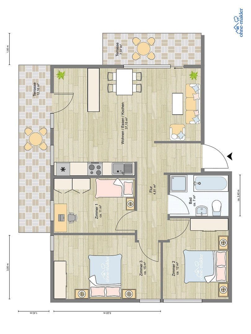 4 bedroom flat for sale, 96 m², Brunnengasse 6, Ingersheim, Baden-Württemberg 4 bedroom flat for sale, 96 m², Brunnengasse 6, Ingersheim, Baden-Württemberg