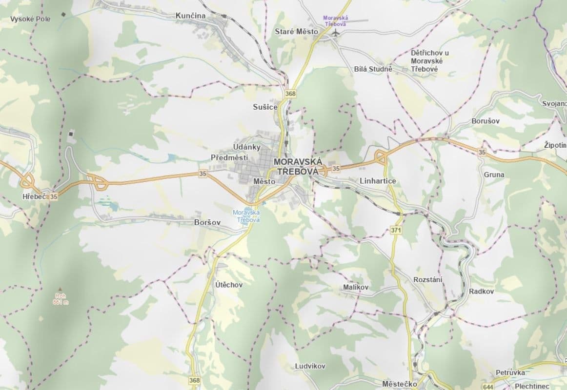 plot for sale, 4,753 m², Moravská Třebová, Pardubický Region plot for sale, 4,753 m², Moravská Třebová, Pardubický Region