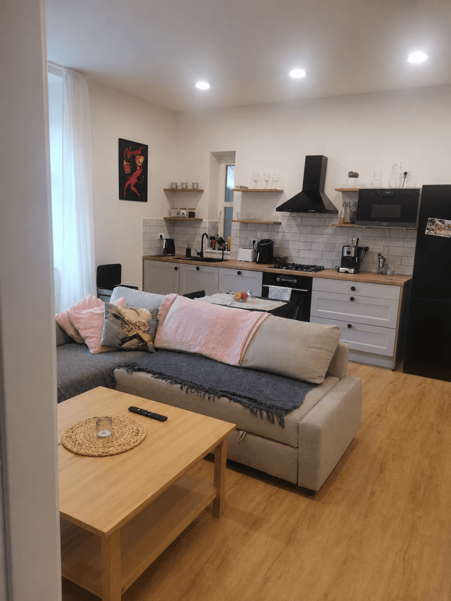 1 bedroom with open-plan kitchen flat to rent, 48 m², Dělnická, Prague, Prague 1 bedroom with open-plan kitchen flat to rent, 48 m², Dělnická, Prague, Prague