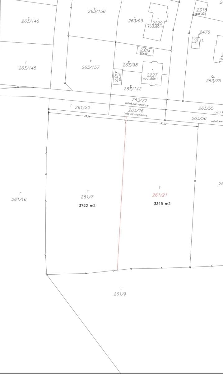 plot for sale, 3,315 m², Český Brod, Středočeský Region plot for sale, 3,315 m², Český Brod, Středočeský Region