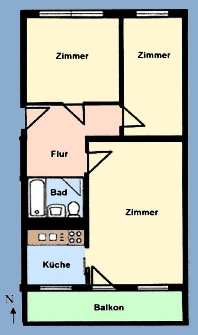 3 bedroom flat to rent, 65 m², DRESDEN, Saxony 3 bedroom flat to rent, 65 m², DRESDEN, Saxony