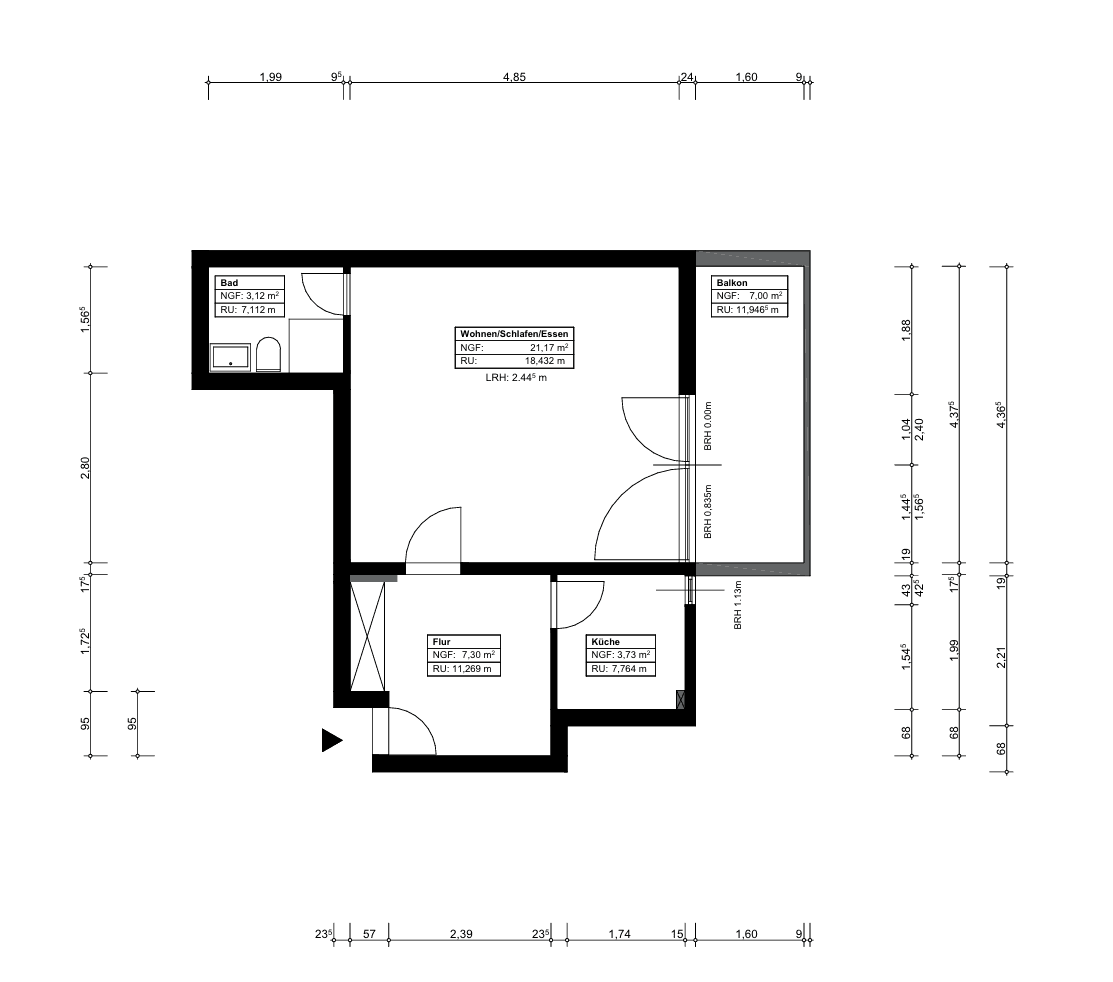1 bedroom flat to rent, 41 m², Schweinfurt, Bavaria 1 bedroom flat to rent, 41 m², Schweinfurt, Bavaria