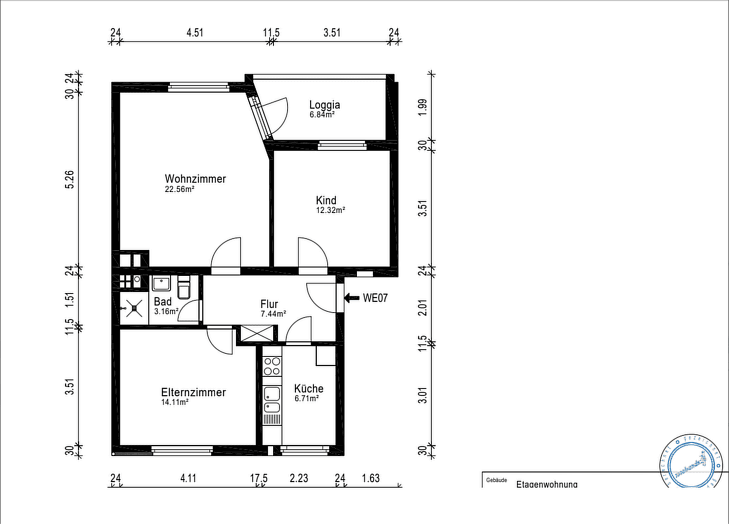 3 bedroom flat to rent, 70 m², Bremerhaven, Bremen 3 bedroom flat to rent, 70 m², Bremerhaven, Bremen
