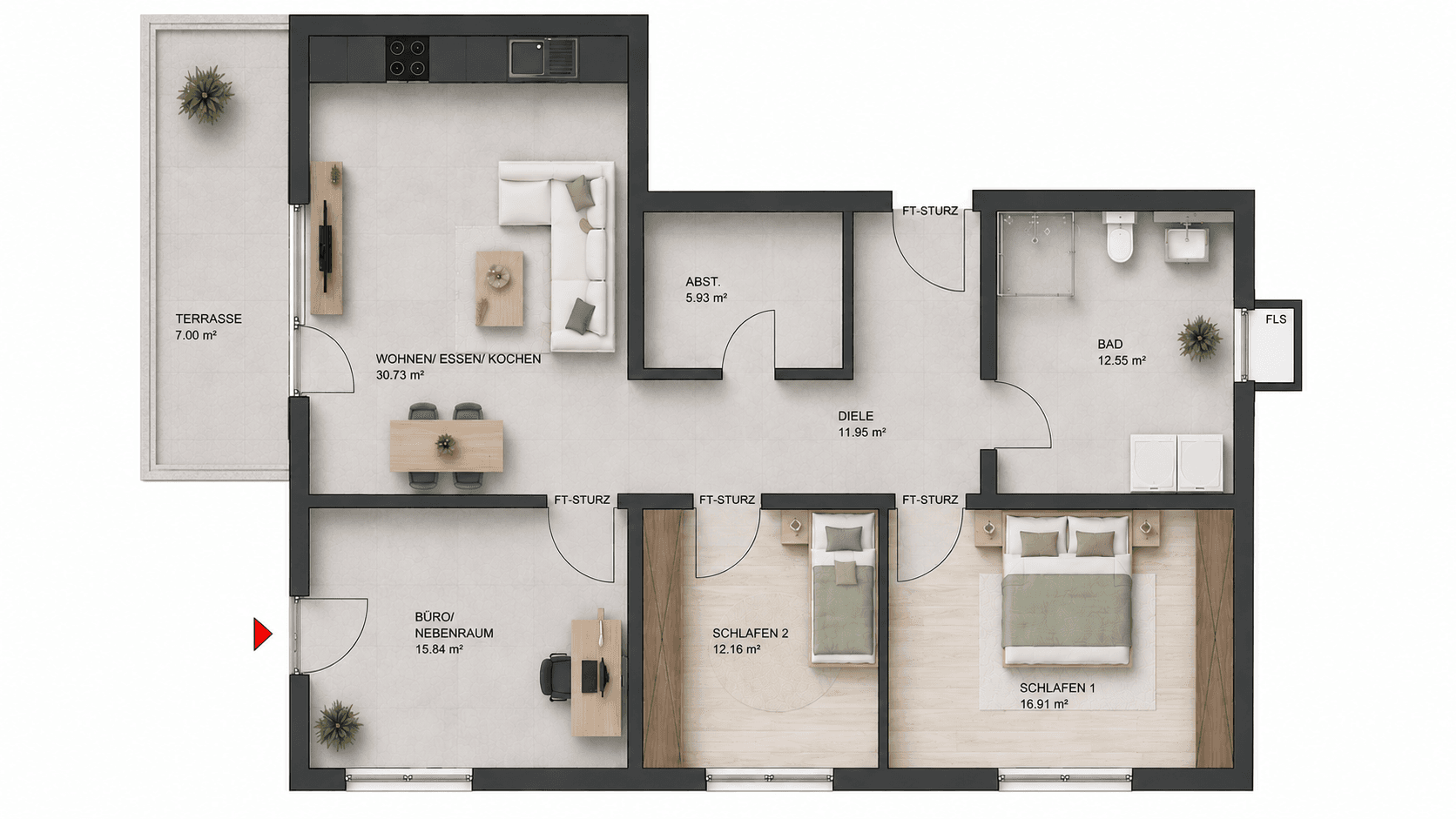 2 bedroom with open-plan kitchen flat to rent, 115 m², Höhenstraße 2, Hümmerich, Rhineland-Palatinate 2 bedroom with open-plan kitchen flat to rent, 115 m², Höhenstraße 2, Hümmerich, Rhineland-Palatinate