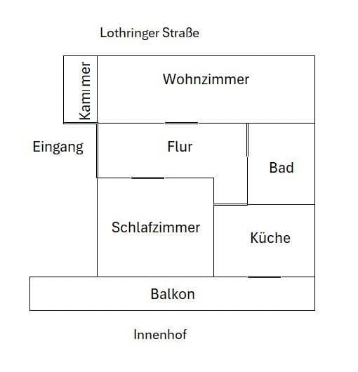 1 bedroom with open-plan kitchen flat to rent, 62 m², Lothringer Str. 07-15, Oberhausen, North Rhine-Westphalia 1 bedroom with open-plan kitchen flat to rent, 62 m², Lothringer Str. 07-15, Oberhausen, North Rhine-Westphalia