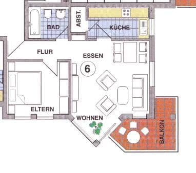 2 bedroom flat to rent, 53 m², Feldstr. 1c, Gerstungen, Thuringia 2 bedroom flat to rent, 53 m², Feldstr. 1c, Gerstungen, Thuringia