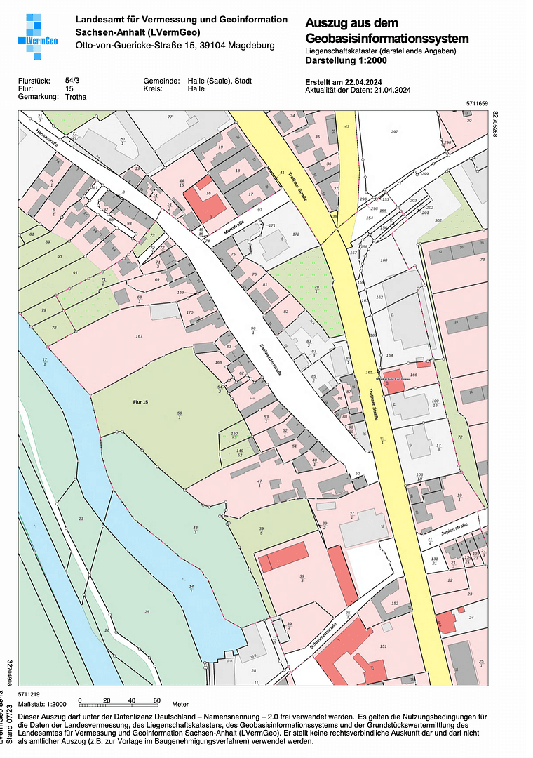 plot for sale, 660 m², Saalwerder Straße 5, Halle, Saxony-Anhalt plot for sale, 660 m², Saalwerder Straße 5, Halle, Saxony-Anhalt