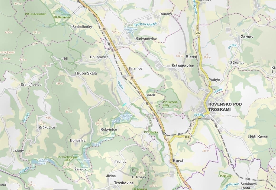 plot for sale, 3,240 m², Hrubá Skála, Liberecký Region plot for sale, 3,240 m², Hrubá Skála, Liberecký Region
