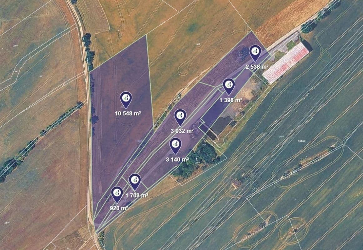 plot for sale, 11,640 m², Bojanovice, Středočeský Region plot for sale, 11,640 m², Bojanovice, Středočeský Region